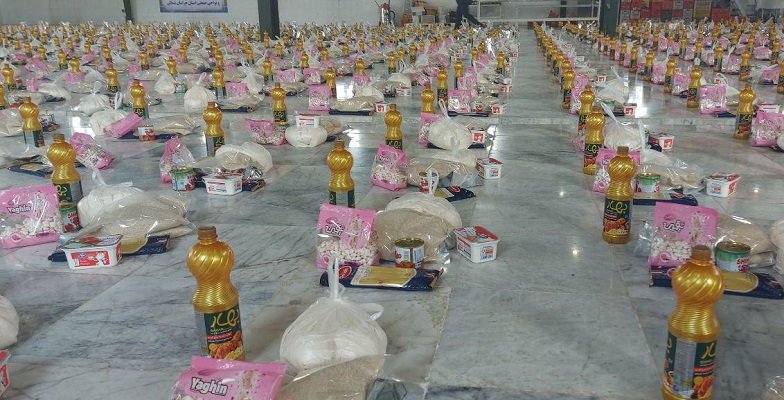 توزیع  ۸۰۰ بسته غذایی در مناطق زلزله زده خراسان شمالی,